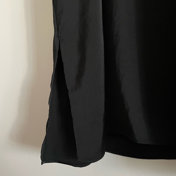 Black Midi Slip Dress - Picture 5 of 8